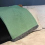 L'essentiel linge de maison Funda de Sofá Elite - Green Verde 175 x 230 cm 100% Algodón para Salón